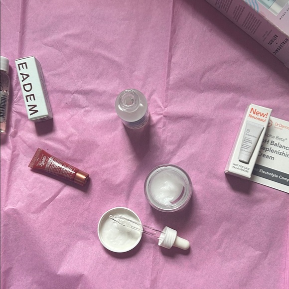 skincare set bundle!cleanser,toner, 2 eye creams, serum, moisturizer.sample&full - Picture 12 of 16